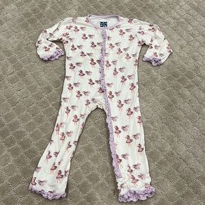 Kickee Pants 18-24 Month Ruffle Coverall- Little Bo Peep